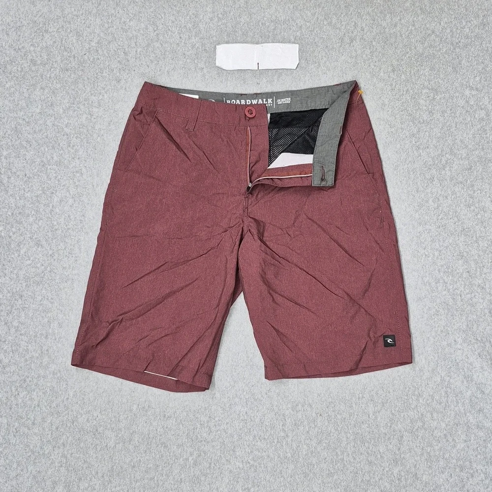 Rip Curl Men Swimwear 30 Maroon Boardshorts Swim Trunks Boardwalk The Surfer's